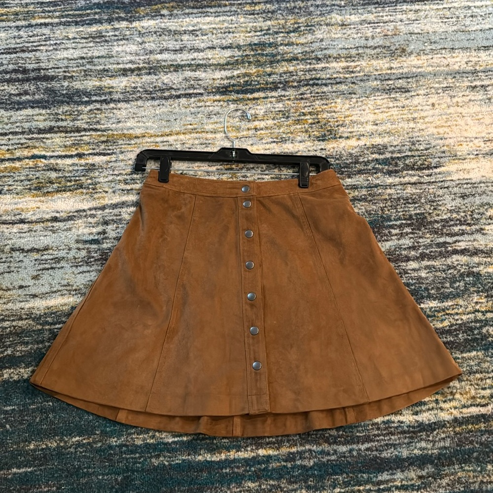 Abercrombie Suede Beige Skirt